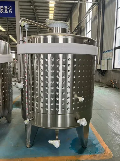 3000L SUS304 Red Wine Conical Fermentation Tank