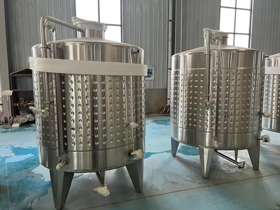 3000L SUS304 Red Wine Conical Fermentation Tank